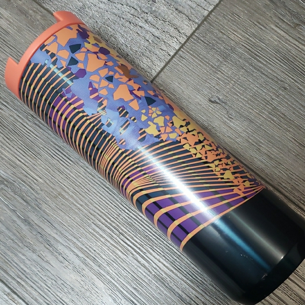 Starbucks Fall 2020 Black and Orange Halloween Stainless Steel Tumbler 16fl.oz. - Picture 2 of 9